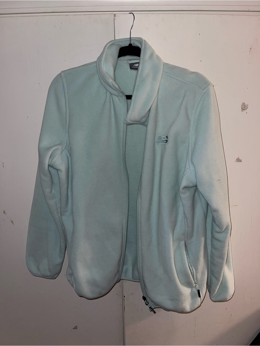 NWOT New Balance Mint Green Fleece Zip Jacket
